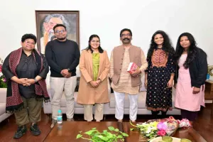 मुख्यमंत्री हेमन्त सोरेन से विदेशी विश्वविद्यालयों में अध्ययनरत झारखंडी छात्रों की शिष्टाचार भेंट