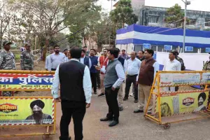 नगरपालिका आम निर्वाचन 2026 को लेकर दुमका में बज्रगृह का निरीक्षण