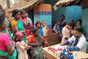 Pakur News: आयुष विभाग का स्वास्थ्य जांच शिविर, 95 लोगों की हुई जांच