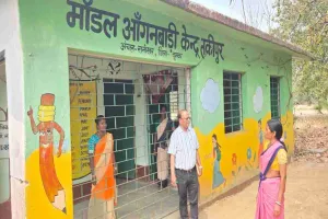 Dumka News: बीडीओ सह सीडीपीओ ने किया पाँच आँगनबाड़ी केन्द्र का औचक निरीक्षण