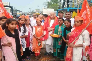 Ramgarh News: अंतरराष्ट्रीय हिंदू परिषद के राष्ट्रीय अध्यक्ष डॉ प्रविण तोगड़िया का भव्य स्वागत 