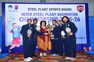 Bokaro News: इंटर-स्टील बैडमिंटन चैंपियनशिप में बीएसएल बना विजेता
