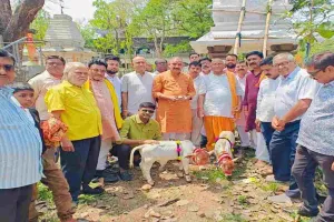 Jamshedpur News: सनातन सदन और गोसेवा केंद्र का भूमिपूजन, सरयू राय की बड़ी पहल