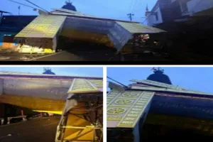 Sahebganj News: आंधी-बारिश ने बिगाड़ा रामनवमी का जश्न, कई पूजा समितियों के गिरे गेट