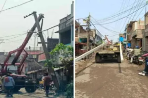 Sahebganj News : पहली ही आंधी-बारिश में चरमराई विद्युत व्यवस्था, बिजली गुल से लोगों को भारी परेशानी