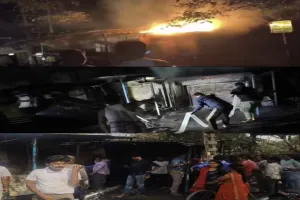 Dhanbad News: सुभाष चौक में भीषण अग्निकांड, तीन दुकानें जलकर राख