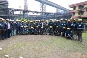 Bokaro News : बीएसएल के नव सृजन पार्क में 55वां राष्ट्रीय सुरक्षा दिवस आयोजित