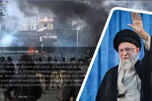 खामेनेई की मौत के बाद पाकिस्तान में बवाल: कराची-इस्लामाबाद में हिंसा, अमेरिकी दूतावास पर हमला