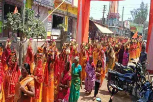 Giridih News: 551 कलशों के साथ शुरू हुआ हनुमान मंदिर प्राण प्रतिष्ठा महायज्ञ