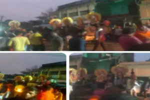 Sahebganj News: श्रद्धालुओं ने नम आंखों से दी मां को विदाई, कोटालपोखर में श्रद्धा व उल्लास का माहौल