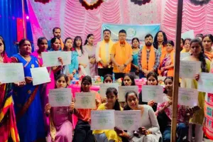 प्रयास एक कदम के ब्यूटी वेलनेस प्रशिक्षण का समापन, 50 महिलाओं को मिला प्रमाणपत्र