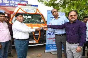 पीवीयूएनएल द्वारा रामगढ़ स्वास्थ्य विभाग को अत्याधुनिक एएलएस एम्बुलेंस प्रदान, आपातकालीन सेवाओं को मिलेगी मजबूती