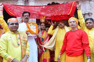 Koderma News: कलश यात्रा के साथ सात दिवसीय राम कथा का शुभारंभ