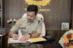 रांची में नए ग्रामीण एसपी बने गौरव गोस्वामी, अपराध नियंत्रण और बेहतर पुलिसिंग पर रहेगा फोकस