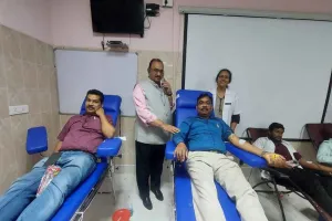 Ranchi News: थैलेसीमिया पीड़ित बच्चों की मुस्कान के लिए सदर अस्पताल में मेगा ब्लड कैंप