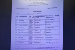 बोकारो स्टील प्लांट में बड़ा प्रशासनिक फेरबदल, जीएम समेत 10 अधिकारियों का तबादला