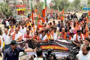 पानी-बिजली संकट पर रांची में भाजपा का घड़ा फोड़ आक्रोश प्रदर्शन कार्यक्रम