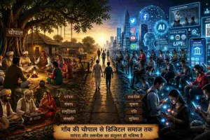 गाँव की चौपाल से डिजिटल समाज तक: बदलते भारत की नई कहानी