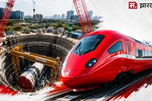 Mumbai-Ahmedabad Bullet Train: 350 टन का विशाल कटरहेड उतरा, भारत की पहली अंडरसी रेल सुरंग की ओर बड़ा कदम