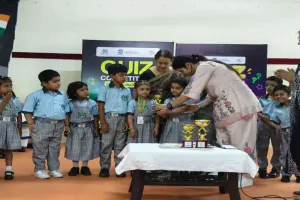 Giridih News: सलूजा गोल्ड मिलीमीटर्स  में नन्हे बच्चों के लिए 'क्विज प्रतियोगिता' का शानदार आयोजन