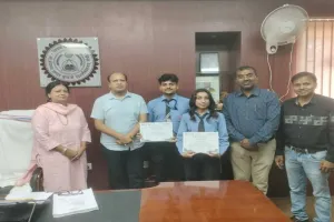 डीएसपीएमयू के छात्रों का राष्ट्रीय मंच पर जलवा: बीआईटी सिंदरी के 'हिनोवेशन-2026' में टीम हैकस्मिथ्स का शानदार प्रदर्शन