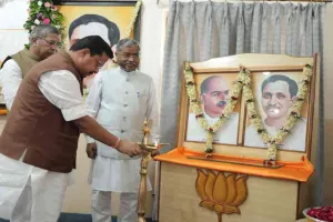 भाजपा प्रदेश कार्यालय में राष्ट्रीय अध्यक्ष नितिन नवीन का भव्य स्वागत, सांसद-विधायकों की संयुक्त बैठक संपन्न