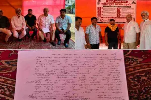 पत्रकारों के विरोध के आगे झुके कॉलेज सचिव, धरना स्थल पर पहुंचकर मांगी माफी