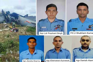 जोरहाट एयरबेस पर हादसे से शोक की लहर, वायुसेना का विमान दुर्घटनाग्रस्त; पांच जवान शहीद