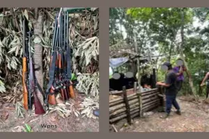मणिपुर में सुरक्षा बलों का बड़ा अभियान, पहाड़ियों से हथियारों का जखीरा बरामद