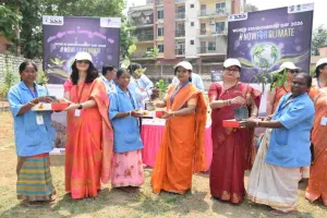 विश्व पर्यावरण दिवस के उपलक्ष्य में अर्पिता महिला मंडल द्वारा 