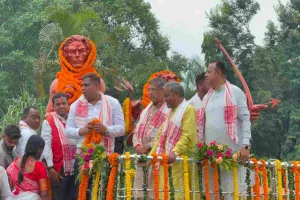 हूल दिवस पर भाजपा का शक्ति प्रदर्शन, आदित्य साहू बोले- भोगनाडीह में सरकार की मानसिकता अंग्रेजों जैसी