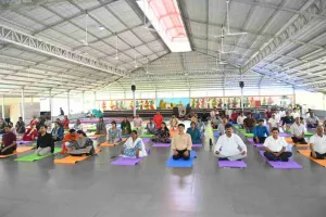 Ranchi News: एसबीयू में अंतरराष्ट्रीय योग दिवस और विश्व संगीत दिवस का भव्य आयोजन