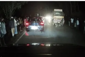 जामताड़ा में दर्दनाक हादसा, तेज रफ्तार कंटेनर की टक्कर से ट्रैक्टर चालक की मौत