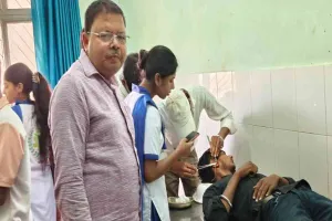 Palamu News: घायल छात्र को अस्पताल पहुंचाकर चन्दन प्रकाश सिन्हा ने बचाई जान 