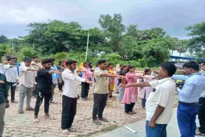 Sahebganj News: राजमहल मॉडल कॉलेज में नशा मुक्त भारत अभियान के तहत लिया गया संकल्प