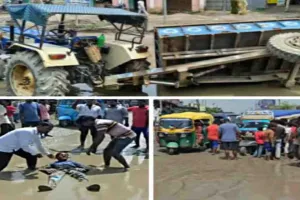 Sahibganj News: NH-80 की बदहाली पर फूटा गुस्सा, कीचड़ में लेटकर ग्रामीणों ने किया चक्काजाम