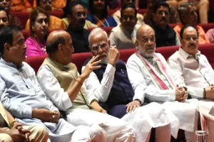 राजग की 'मंगल मिलन' बैठक में संसदीय रणनीति पर मंथन, पीयूष गोयल और लल्लन सिंह ने दिया प्रेजेंटेशन