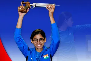 आईएसएसएफ विश्व कप: सैन्यम ने 10 मीटर एयर पिस्टल में जीता रजत, भारत का पदक खाता खुला