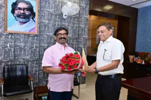 मुख्यमंत्री हेमन्त सोरेन से डीआरएम केएन सिंह की शिष्टाचार मुलाकात, मुरी-पिस्का स्टेशन उद्घाटन का आमंत्रण