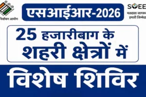 Hazaribagh News: मतदाता सूची पुनरीक्षण में धीमी प्रगति पर उपायुक्त सख्त, 18-20 जुलाई को विशेष कैंप