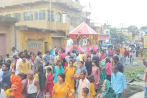 Sahebganj News: कोटालपोखर में श्रद्धा और उल्लास के साथ निकली भगवान जगन्नाथ की भव्य रथयात्रा