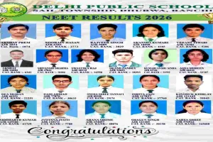 DPS रांची के 50 से अधिक विद्यार्थियों ने NEET 2026 में लहराया परचम, अक्षत प्रेम बने स्कूल टॉपर