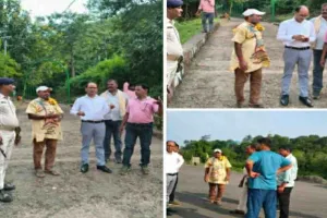 Sahibganj News: श्रावण मेला 2026: एसडीओ सदानंद महतो ने मोतीझरना धाम का किया निरीक्षण