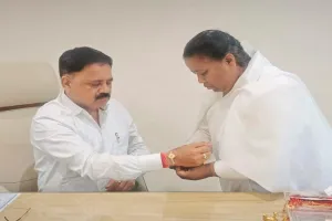 ब्रह्माकुमारी संस्थान ने मंत्री सुदिव्य कुमार सोनू के आवास से की 'खुशी प्राप्त अभियान' की शुरुआत
