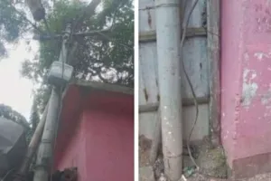 Sahebganj News: तीनपहाड़ के लोहिया भवन के पास लटका बिजली का तार, बड़े हादसे का खतरा