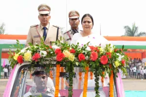 सिदो-कान्हू स्टेडियम में धूमधाम से मनाया गया 80वां स्वतंत्रता दिवस समारोह
