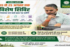 Giridih News: उपायुक्त रामनिवास यादव के निर्देश पर जिलेभर में विशेष प्रमाण-पत्र शिविर का आयोजन