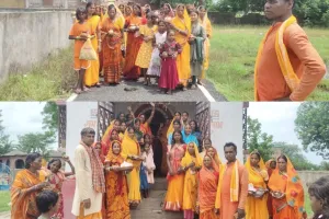 अंतिम सोमवारी पर काजलादहा में उमड़ा आस्था का सैलाब, ब्राह्मणी नदी से जल लेकर किया जलाभिषेक