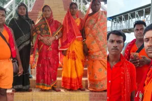 Pakur News: भक्ति के रंग में डूबा गनपुरा, शिवभक्तों ने शुरू की 105 किलोमीटर की कांवड़ यात्रा