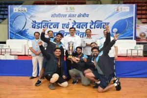 सीसीएल अंतर-क्षेत्रीय बैडमिंटन और टेबल टेनिस प्रतियोगिता का हुआ भव्य समापन
